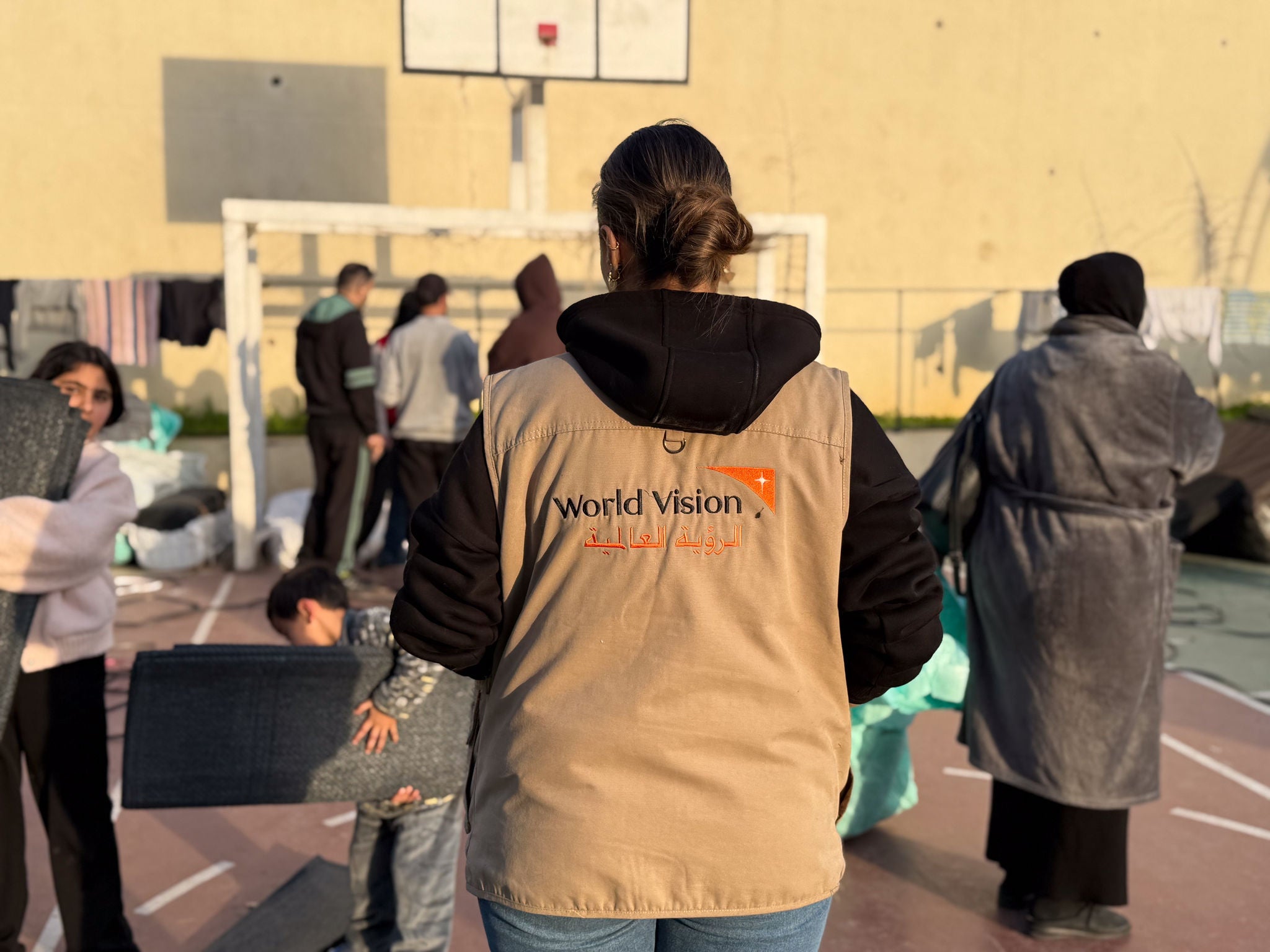 In Mount Lebanon, teams are on the ground delivering matresses and support to displaced families