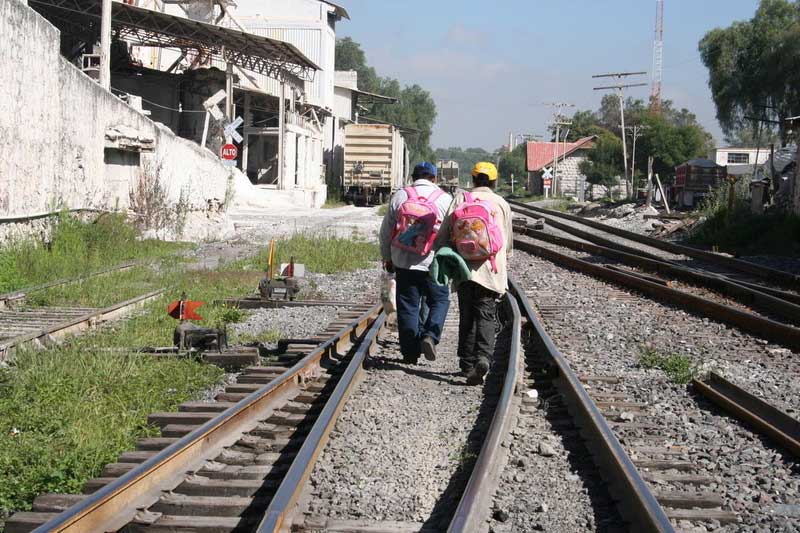 Northern Triangle - Cargo railroad tracks