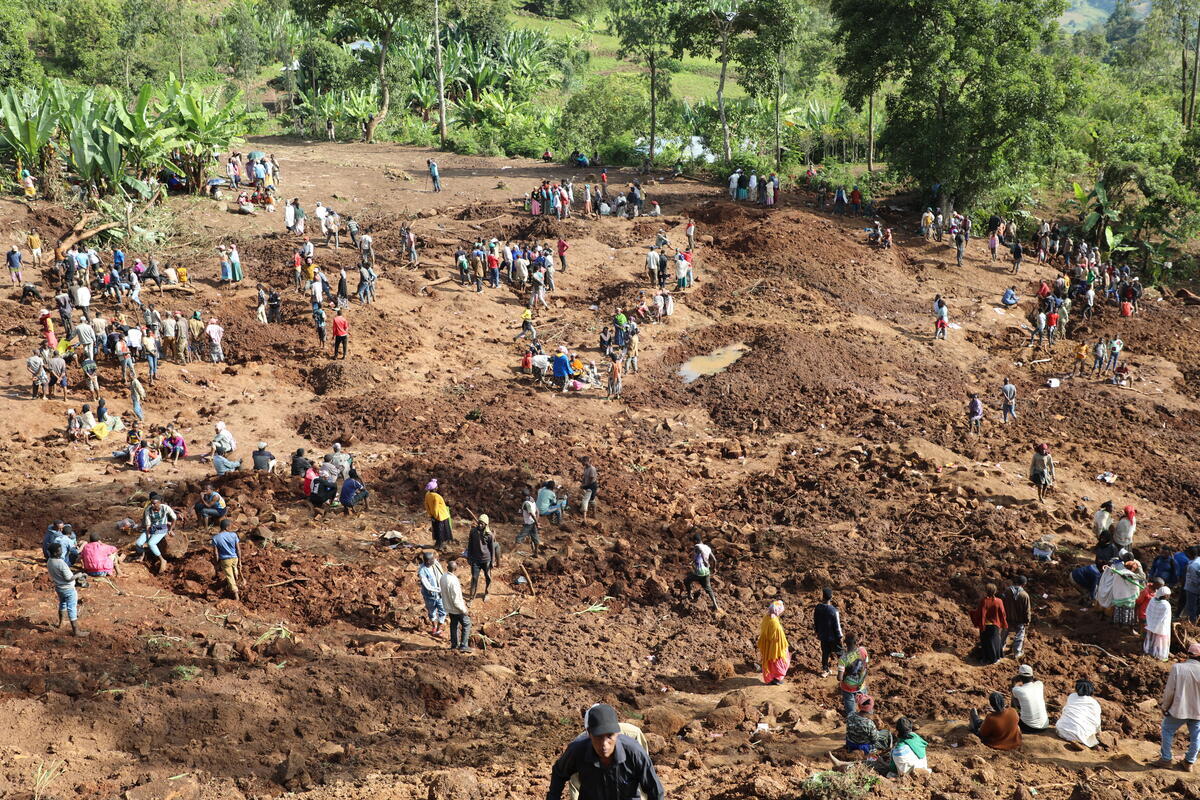 A living, thriving community once populated this hillside.  