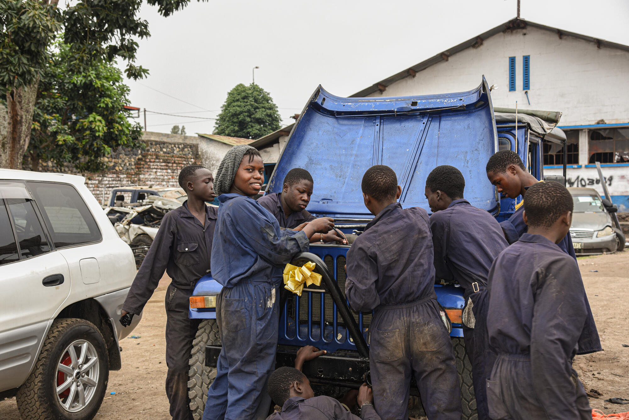 Immaculée is one of 90 young people who are preparing for professional life in the midst of long-lasting conflict in the DRC.